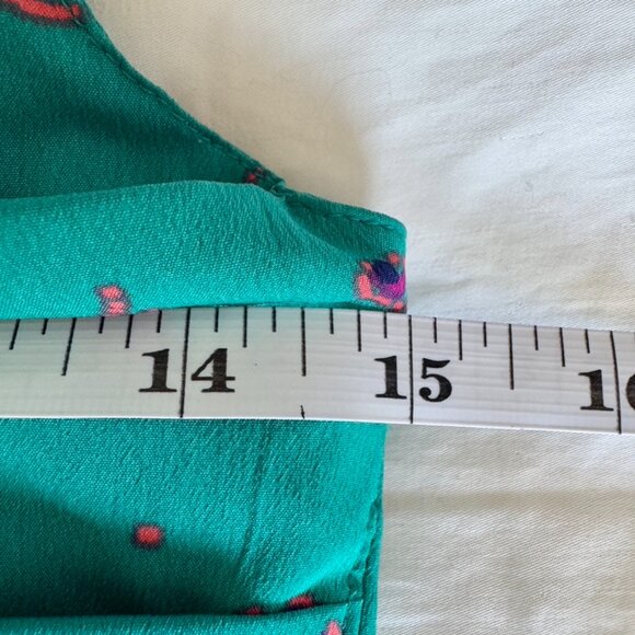 3 For $25 Roxy Mini Teal w Pink Paisley Mini Dress - Picture 8 of 10